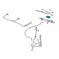 OEM Buick Regal Sportback Front Motor Diagram - 39122787