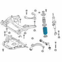 OEM BMW 535d xDrive Front Coil Spring Diagram - 31-33-6-796-764