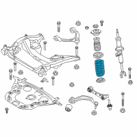 OEM 2011 BMW 535i GT xDrive Front Coil Spring Diagram - 31-33-6-796-764