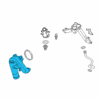 OEM 2018 Chevrolet Silverado 3500 HD Water Pump Diagram - 12680257