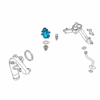 OEM 2013 Chevrolet Silverado 3500 HD Outlet Pipe Diagram - 12645998