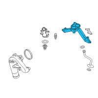 OEM 2021 Chevrolet Silverado 2500 HD Thermostat Housing Diagram - 12643796