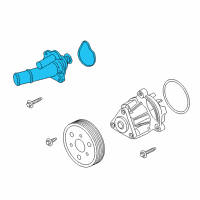 OEM 2018 Ford Escape Thermostat Unit Diagram - FR3Z-8575-A