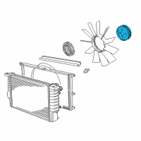 OEM BMW Pulley Diagram - 11-51-1-736-910