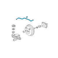 OEM Honda Tube Assy., Master Power Diagram - 46402-SLN-A01