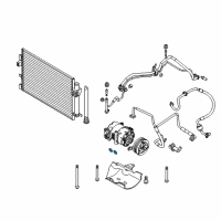 OEM Ford Focus Compressor O-Ring Diagram - -W712634-S300