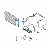 OEM 2017 Ford Focus Drier Diagram - AV6Z-19C836-A
