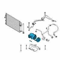 OEM 2013 Ford Focus Compressor Diagram - CV6Z-19703-J