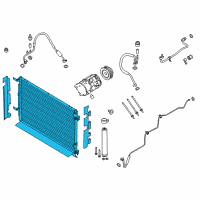 OEM 2016 Ford Mustang Condenser Diagram - KR3Z-19712-A