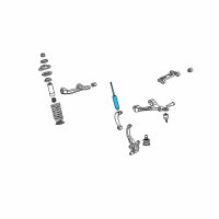 OEM Chevrolet Trailblazer EXT Strut Diagram - 15098727