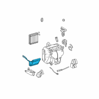 OEM 2007 Scion tC Heater Core Diagram - 87107-21020