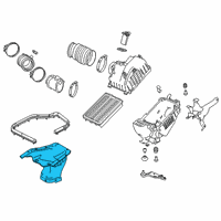 OEM Honda Tube, Air Inlet Diagram - 17243-5BF-A00