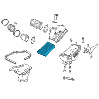 OEM 2017 Honda Civic Element Assembly, Air/C Diagram - 17220-5BF-A00