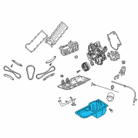 OEM 2008 Jeep Grand Cherokee Pan-Engine Oil Diagram - 53022293AA