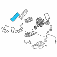 OEM 2004 Dodge Dakota Gasket-Valve Cover Diagram - 53021843AA