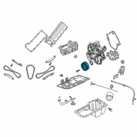OEM 2008 Jeep Commander DAMPER-CRANKSHAFT Diagram - 53022162AA
