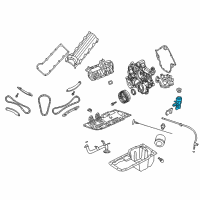 OEM 2021 Dodge Challenger Tube-Oil Fill Diagram - 68206053AB