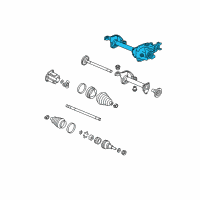 OEM 2012 Chevrolet Express 3500 Axle Asm-Front (3.73 Ratio) Diagram - 20909313