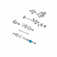 OEM 2014 GMC Savana 3500 Joint Kit, Front Wheel Drive Shaft Tri-Pot (Outboard) Diagram - 88982500