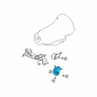 OEM 2008 Jeep Commander Bracket-Engine Mounting Diagram - 52090304AG