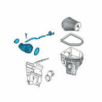 OEM 2021 Dodge Challenger Duct-Clean Air Diagram - 53011131AC