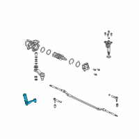 OEM Cadillac Escalade Idler Arm Diagram - 19149615