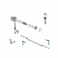 OEM Cadillac Escalade EXT Rod Kit, Steering Linkage Outer Tie Diagram - 19149617