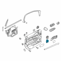 OEM 2011 Lincoln MKS Lock Switch Diagram - 8A5Z-14028-AA