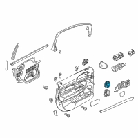 OEM 2011 Lincoln MKT Memory Switch Diagram - AE9Z-14776-AA