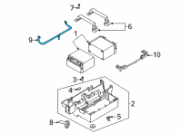 OEM Ford TUBE - VENTILATION Diagram - ML3Z-10A818-C
