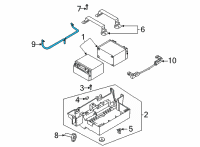 OEM 2022 Ford F-150 TUBE - VENTILATION Diagram - ML3Z-10A818-C