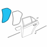 OEM 2012 Chrysler 300 WEATHERSTRIP-Rear Door Opening Diagram - 1KV50DX9AH