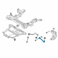 OEM 2013 BMW ActiveHybrid 3 Right Wishbone Diagram - 31-12-6-854-728
