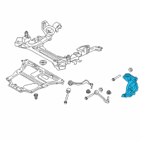OEM 2013 BMW ActiveHybrid 3 Right Carrier Diagram - 31-21-6-853-820