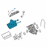 OEM 2019 Ford F-250 Super Duty Valve Cover Diagram - HC3Z-6582-A
