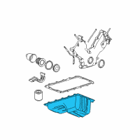 OEM 2013 Ford E-350 Super Duty Oil Pan Diagram - F8UZ-6675-AA