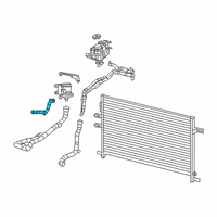 OEM 2020 Jeep Grand Cherokee Hose-COOLANT Diagram - 68304629AC