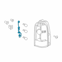 OEM Chevrolet Uplander Socket & Wire Diagram - 89026740