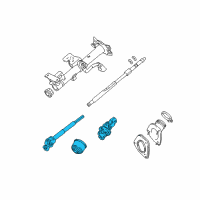 OEM 2006 Toyota Highlander Intermed Shaft Diagram - 45220-48160