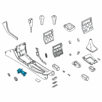 OEM 2001 BMW Z3 Drink Holder/Coinbox Diagram - 51-16-8-413-622