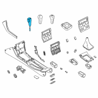 OEM 1998 BMW Z3 Selector-Lever Grip, Leather Diagram - 25-16-2-228-252