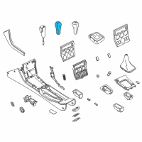 OEM 1998 BMW Z3 Illuminated Leather Searstick Knob Diagram - 25-11-2-231-550
