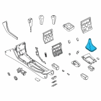 OEM BMW Z3 Leather Shifter Boot Diagram - 25-11-2-491-449