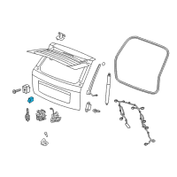 OEM 2011 Jeep Grand Cherokee Switch-FLIPPER Window Diagram - 68083081AA