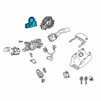OEM 2021 Toyota RAV4 Steering Sensor Assembly Diagram - 8924B-06040