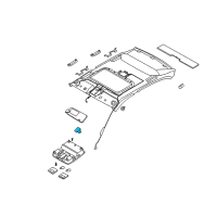 OEM Kia Retainer-Sunvisor Diagram - 852353C10026