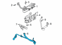 OEM 2022 Ford F-250 Super Duty Cooler Pipe Diagram - LC3Z-7A031-F