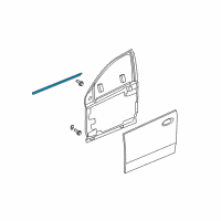 OEM Saturn Belt Weatherstrip Diagram - 15235721