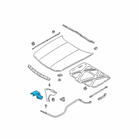 OEM Oldsmobile Alero Latch Asm-Hood Primary & Secondary Diagram - 22610694