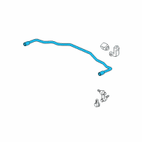OEM 2005 Honda Element Spring, Rear Stabilizer Diagram - 52300-SCV-A01